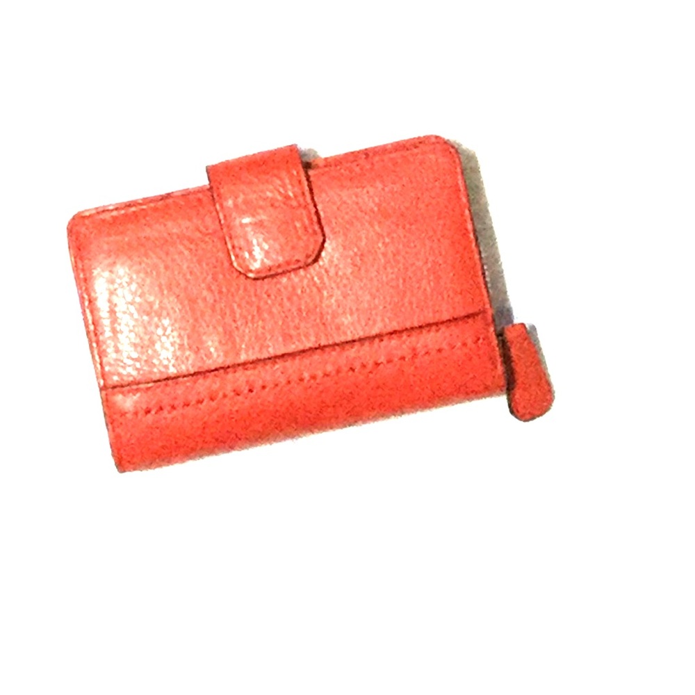 Coach wallet - EUC - red/coral